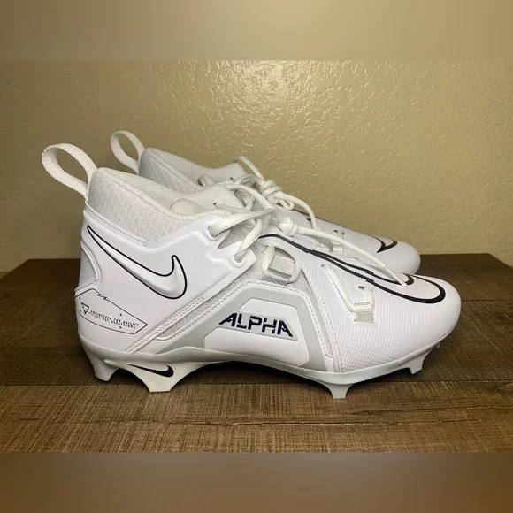 Nike | Shoes | Nike Alpha Menace Pro 3 White Black Football  display picture 2